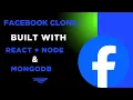 Facebook clone project with ReactJs NodeJs full source code