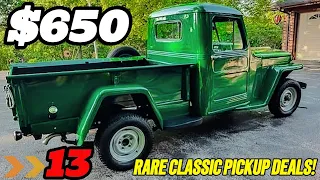 13 Hard to Find Classic Pickups - Affordable Craigslist Gems
