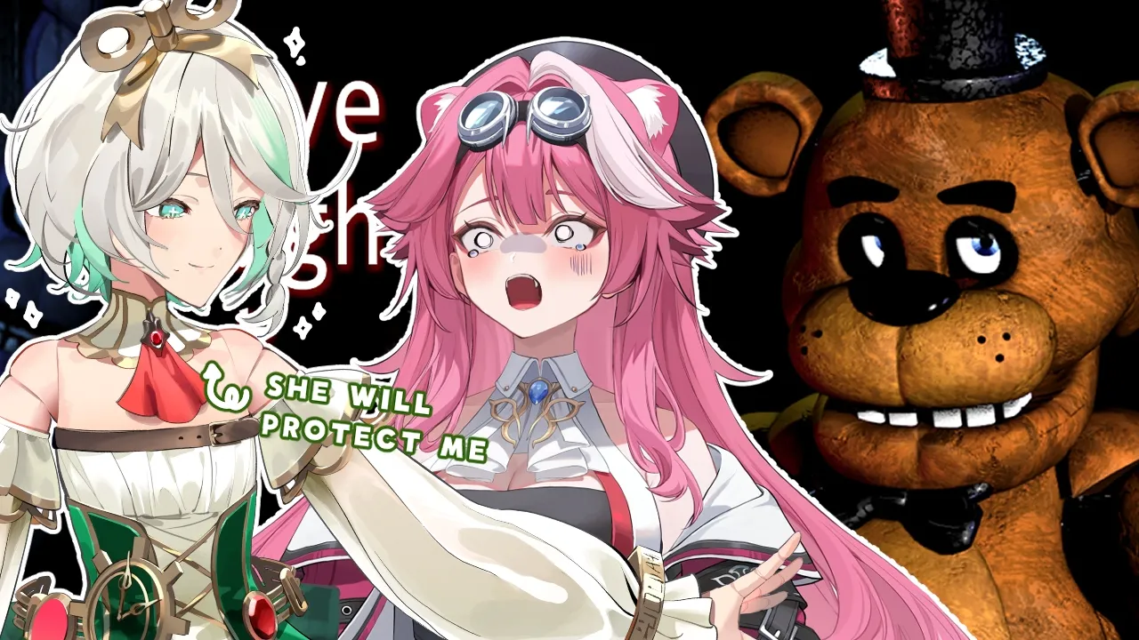 【Five Nights at Freddy's】very chill and not dangerous night shift w/ @holoen_ceciliaimmergreen !