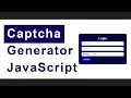 Recaptcha Code Generate Using JavaScript Captcha Generator JavaScript
