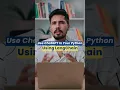 ChatGPT in Python using Langchains