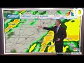 Looking at rain chances Monday and colder air in the 10-day forecast