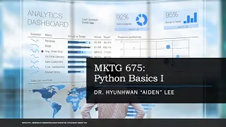 Python Basics I
