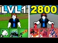 Noob To Max Using Only FIGHTING STYLES In Blox Fruits