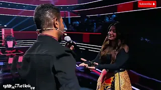 عليكي عيون كلماتي محمد شافعي  احمد سعد ورحمة رياض من برنامج ذا فويس  دندنها