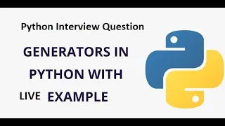 Generators in Python Python interview questions Live demo