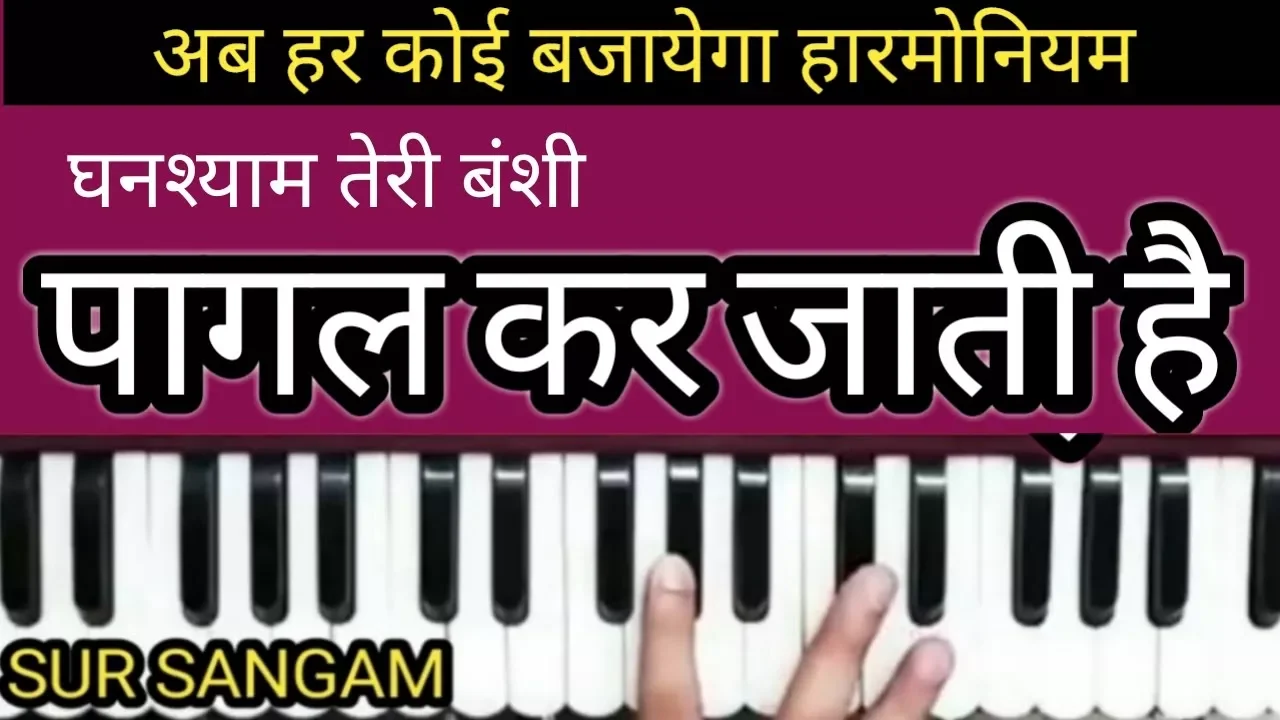 Ghanshyam Teri Banshi Pagal Kar Jaati Hai II Krishna Bhajan II Sur Sangam II  Sing II Harmonium