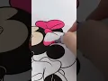 Disney Minnie and Mickey Mouse Kiss Coloring Book Page