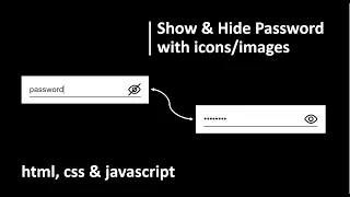 Show Hide Password With HTML CSS JavaScript