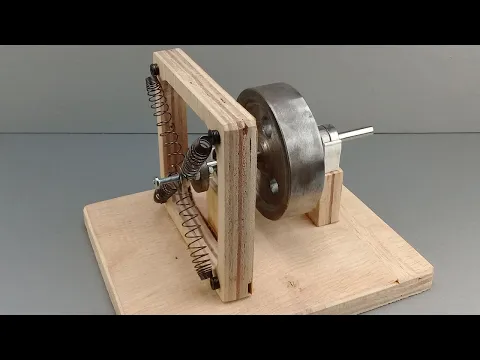 Download MP3 Idea make free energy generator Build spring flywheel machine Not used electricity
