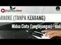 Karaoke midua cinta - versi koplo Bajidor tanpa kendang | nada pria