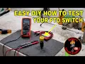 How to Easily test most PTO switches with a meter John Deere Husqvarna Toro Gravely