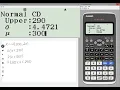 Classwiz How-To Using NormalCD