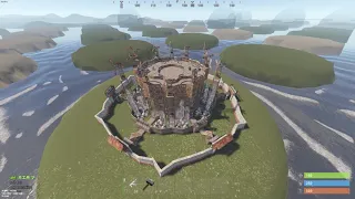 killedinaction rust base design clan base 150 rockets collapsible opencore wide gap 12 tc