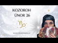 Lagu KOZOROH ♑️ ÚNOR 2026 ✨válka s egem a strachem