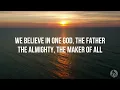 The God We Love (Nicene Creed) - CityAlight (Lyric video)