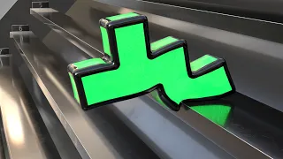Only Hexomino Form 14 + Reverse | Softbody Simulation V67 ❤️ C4D4U