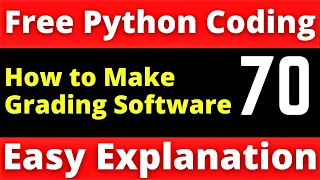 How to Make Grading Software in Python - Coding for Kids