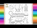 Relax Color Ramadan Mubarak Coloring Page Relaxing Beautiful Islamic Coloring Art