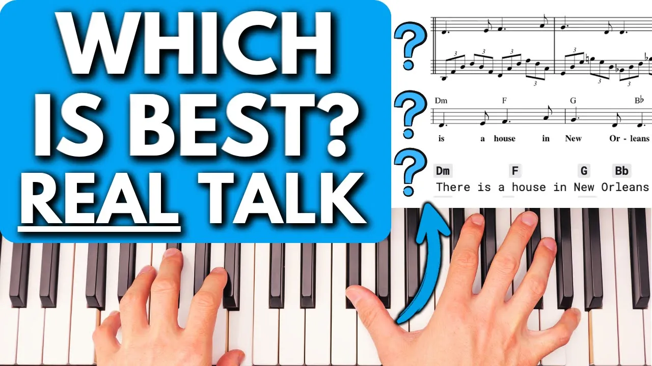 Piano Sheet Music vs Lead Sheets vs Chord Charts: Which Should You PLAY?