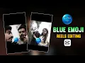 Blue Emoji Troll Face Editing In Capcut Blue Emoji Reels Editing Blue Emoji Editing