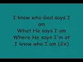Sinach   I Know Who I Am Lyrics