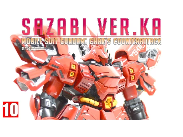 Bandai Gunpla Master Grade 1/100 MG Sazabi Ver Ka Plastic Model Toy VCA Gundam Singapore