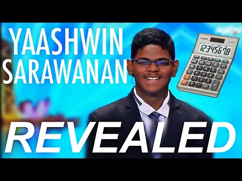 Yaashwin Sarawanan Human Calculator SECRET REVEALED Asias Got Talent