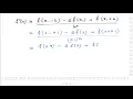 Numerical Differentiation Second Order Central Difference Numerical Computation