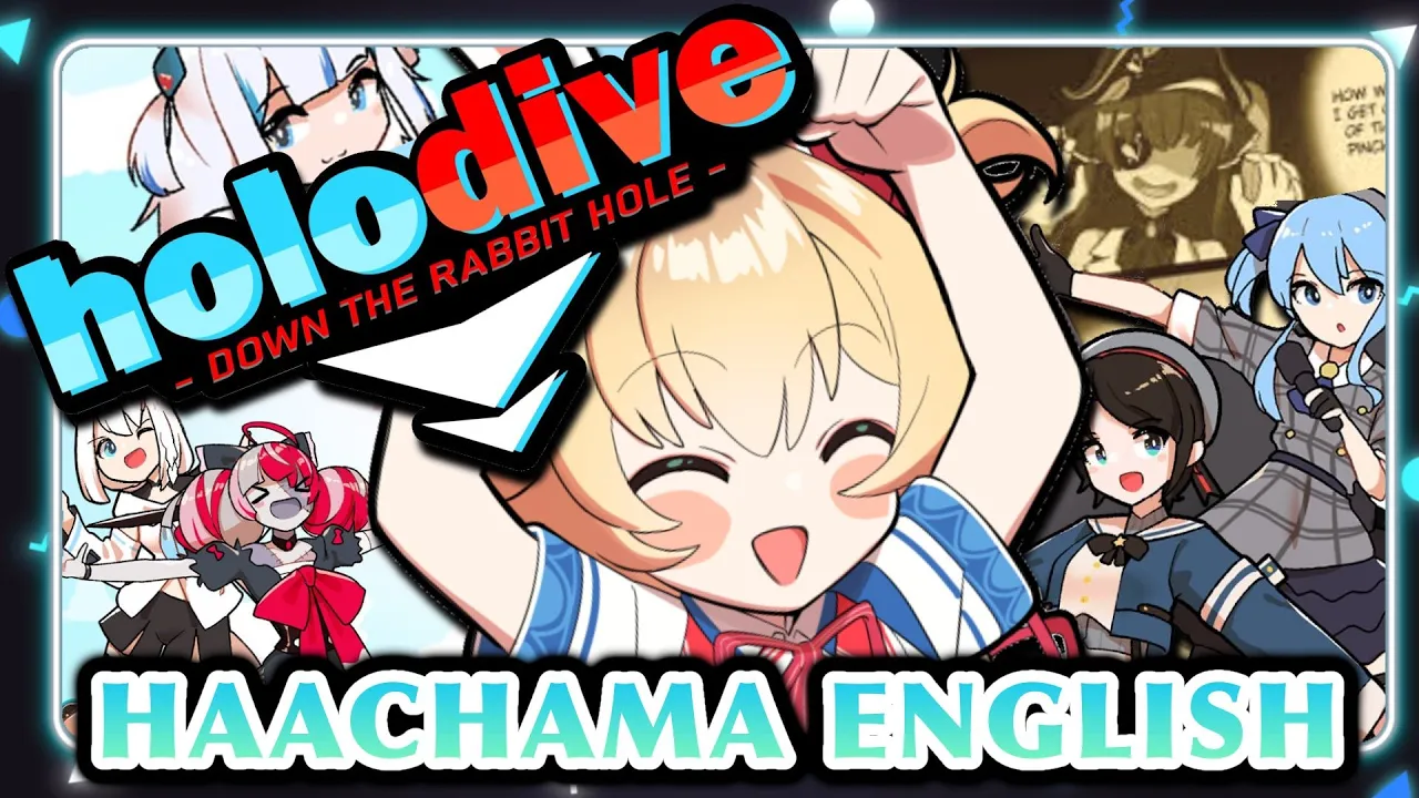 【HoloDive】I'M BLACK HOOOOLE!!!!!! 【#HaachamaEnglish #HoloEN0】