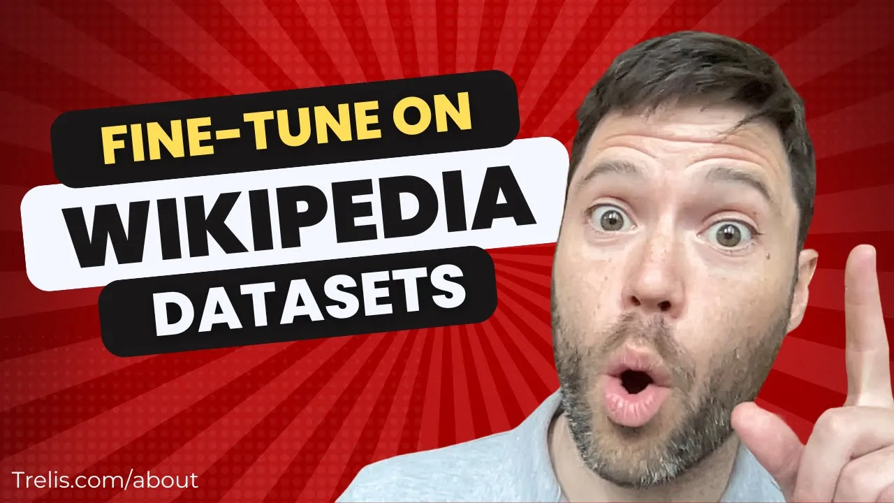 Fine-tuning on Wikipedia Datasets