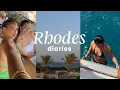 Download Lagu rhodes vlog | greek island vibes, girls trip euro summer, a boat trip \u0026 exploring lindos 🇬🇷