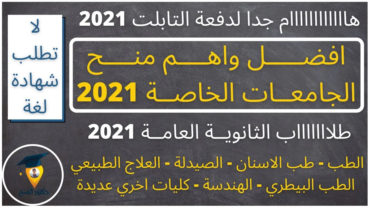 منح الجامعة المصرية اليابانية 2021 I منح الجامعات الخاصة فى مصر 2021 I منح الجامعات الخاصة في مصر