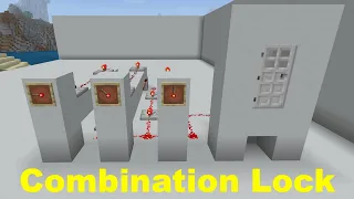 MineCraft Tutorial - Redstone Combination Lock
