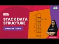 Stack Data Structure First step to DSA Sadaf Khan GeeksforGeeks School