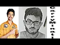 CarryMinati Drawing CarryMinati Vs The End Deleted Rajnish Sketch Art