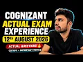 Cognizant Aptitude Assessment 2027 Batch Cognizant Exam Experience Aptitude Questions Cutoff
