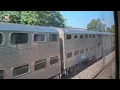 Riding Metra Express Train Aurora to Chicago Union Station