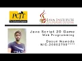 JavaScript 2D Game Development Java Institute P Dasun Nawoda