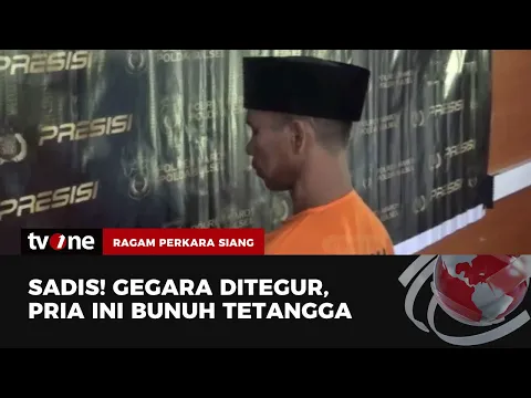 Dilarang Nyanyi Tengah Malam, Pria Mabuk Tebas Tetangga