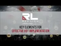 Key Elements for Effective IIoT Implementation