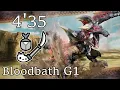 MHGU/MHXX Bloodbath G1 Solo TA[Valor Insect Glaive][4'35\