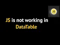 datatable second page js is not working js is not working in dataTable second page