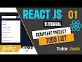 Build a React js To-Do List App with LocalStorage Step-by-Step Tutorial CRUD Tamil Part-1