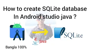How to create SQLite database in Android studio java offline database part 1