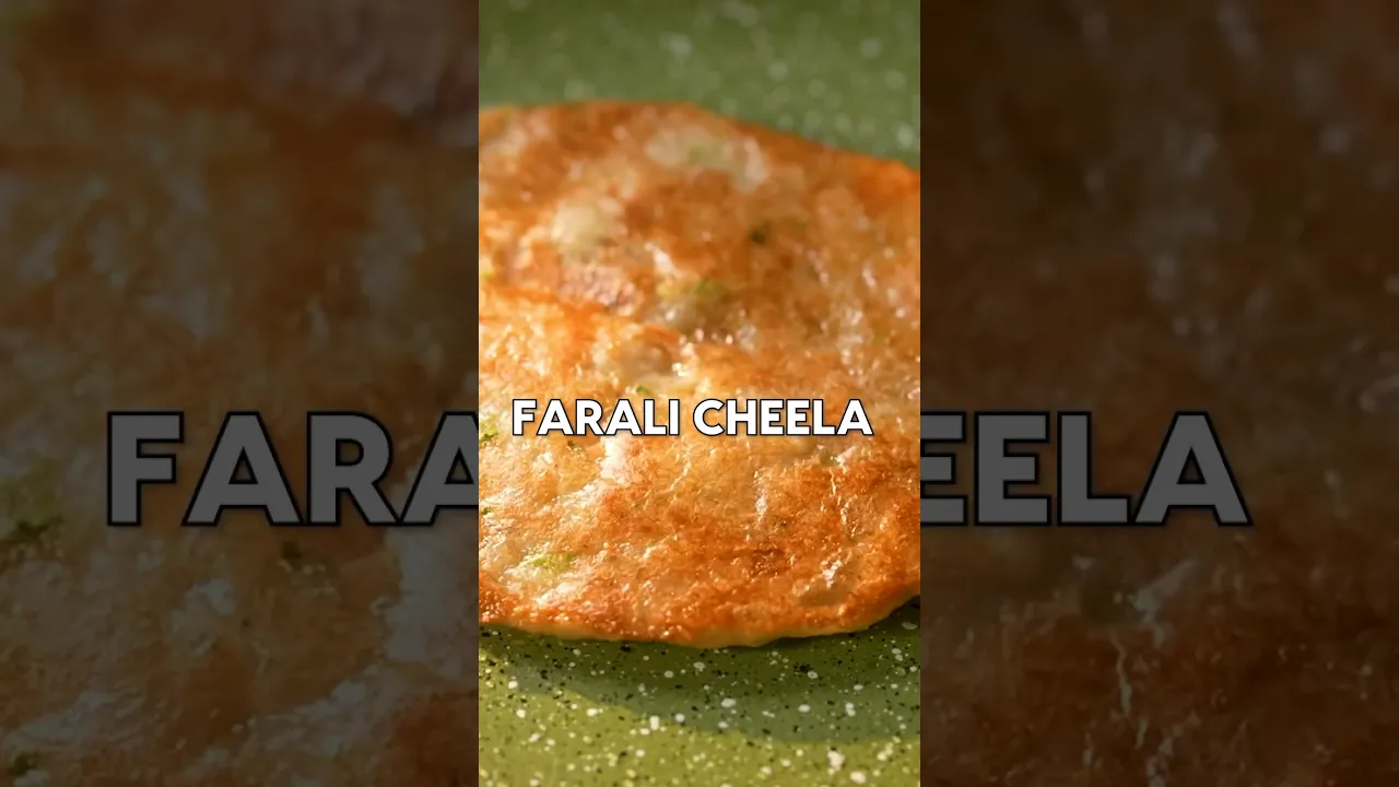 Cheela made with interesting ingredients for your Navratri Vrat. #shorts #navratri #navratrispecial