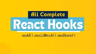 All React Hooks Explained - For Beginners