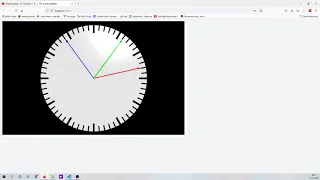 Making a clock in vPython