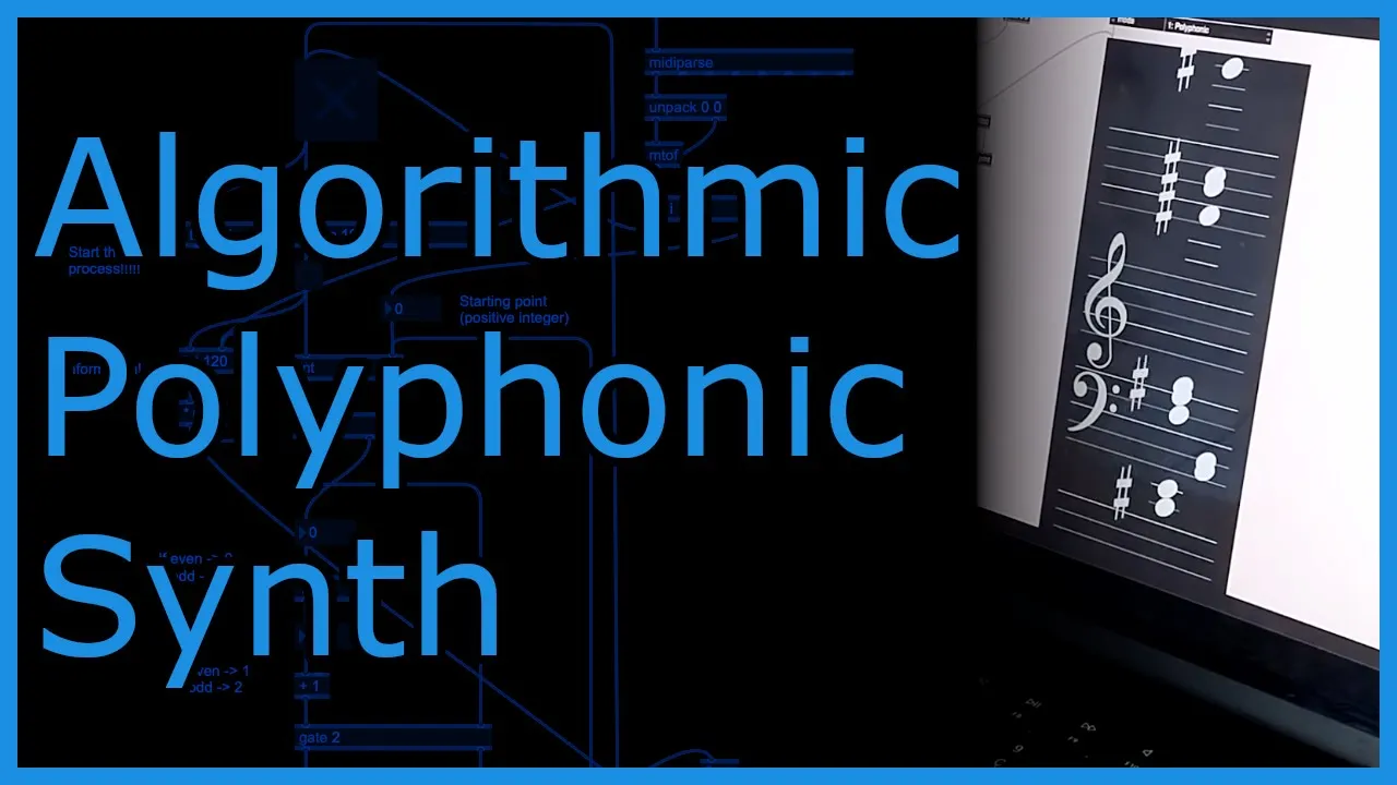 Making an Algorithmic Polyphonic Synth | Max/MSP Tutorial