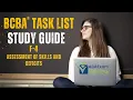 Assessment of Skills and Deficits BCBA Task List Study Guide F4 ABA Exam Review